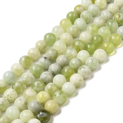 Natural New Jade Beads Strands G-K340-A01-02-1