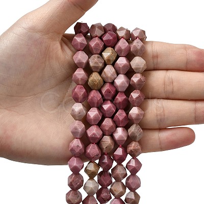 Natural Rhodonite Beads Strands G-Z119-A14-03-1