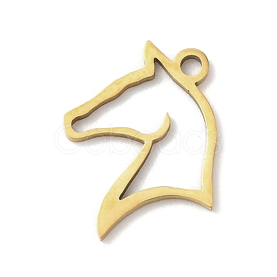 Animal Theme 304 Stainless Steel Pendants STAS-D213-02C-G-1