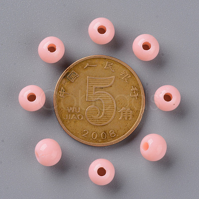 Opaque Acrylic Beads X-MACR-S370-C6mm-A12-1