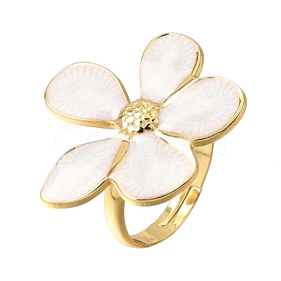 304 Stainless Steel Enamel Cuff Open Rings SA-CBA369F-04G-03-1