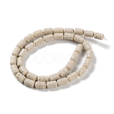 Synthetic Lava Rock Dyed Beads Strands G-H311-04-02-1