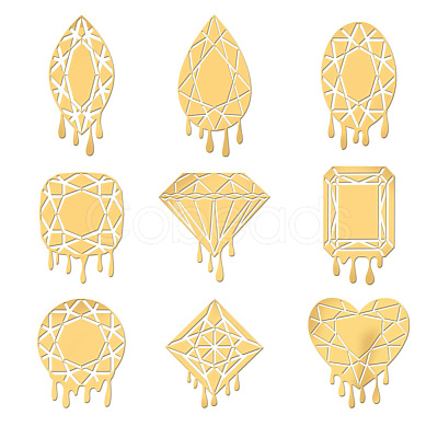 Nickel Decoration Stickers DIY-WH0450-092-1