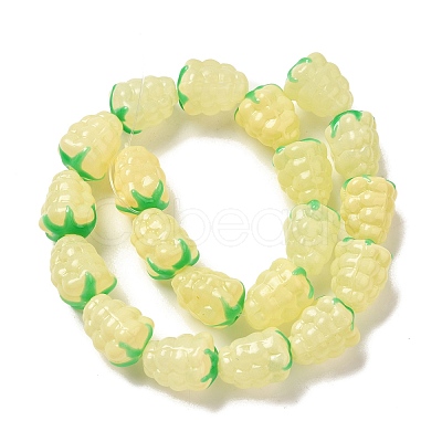 Handmade Lampwork Beads Strands LAMP-G162-05D-1