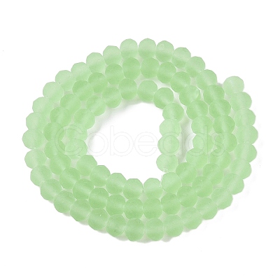 Transparent Glass Beads Strands EGLA-A044-T6mm-MD09-1