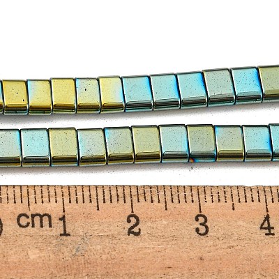 Electroplated Non-magnetic Synthetic Hematite Beads Strands G-C106-B02-02B-1