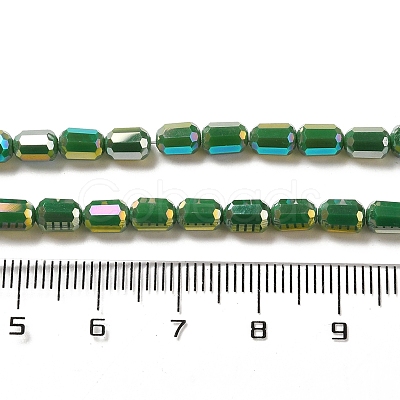 Electroplate Glass Beads Strands EGLA-D031-01E-1