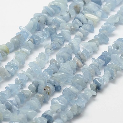 Natural Aquamarine Beads Strands X-G-F328-32-1