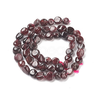 Natural Garnet Beads Strands X-G-L478-52-1