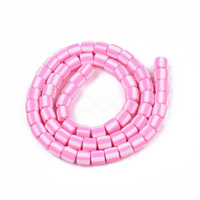 Handmade Polymer Clay Bead Strands CLAY-T020-12F-1
