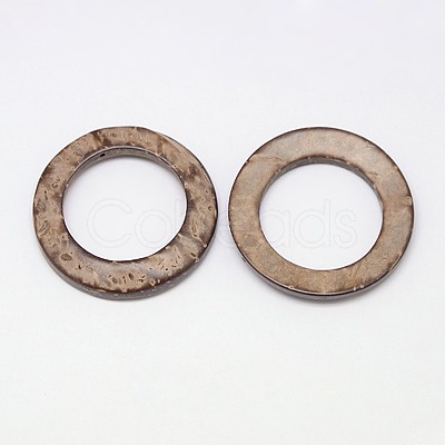 Wood Jewelry Findings Coconut Linking Rings COCO-O006A-12-1