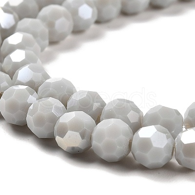 Opaque Glass Beads Stands LS-EGLA-A035-P6mm-B22-1