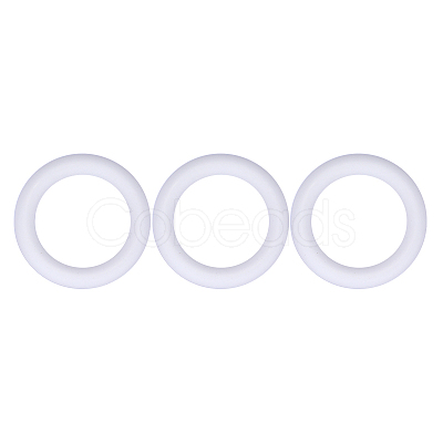 3Pcs Ring Silicone Focal Beads JX895B-01-1