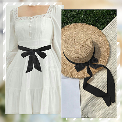 2Pcs Chiffon Ties for Women AJEW-SP0003-52A-1