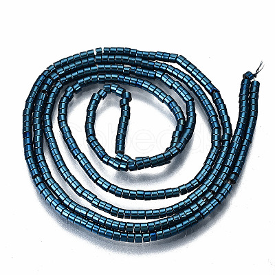Electroplate Non-magnetic Synthetic Hematite Beads Strands G-T114-57-04-1