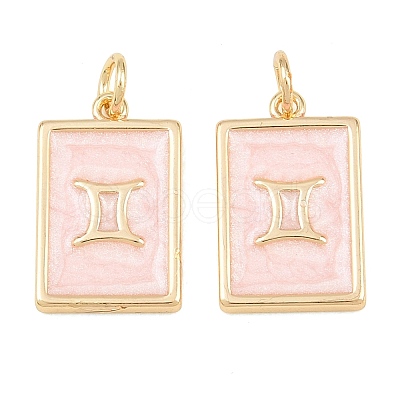 Brass Enamel Pendants KK-CBA62C2-01J-1