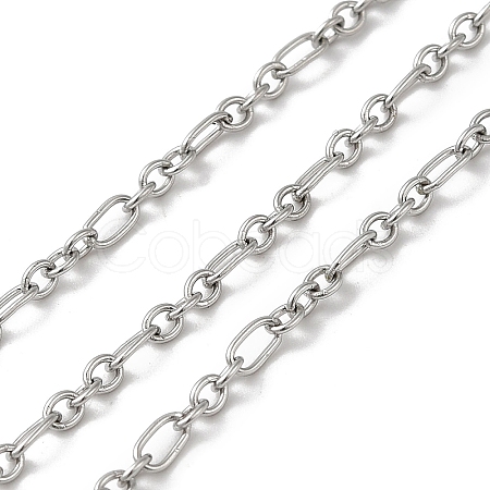 Tarnish Resistant 316 Surgical Stainless Steel Cable Chains CHS-E012-05P-1