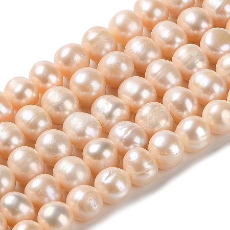 Natural Cultured Freshwater Pearl Beads Strands PEAR-E018-23-1