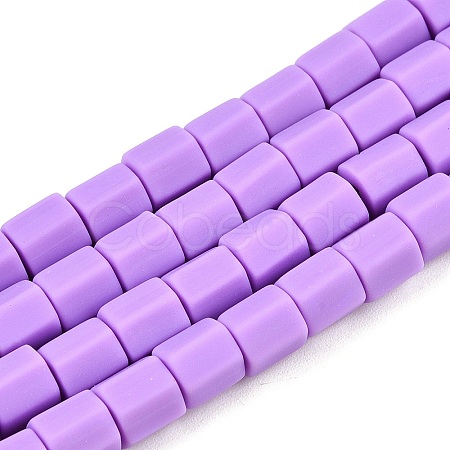 Handmade Polymer Clay Beads Strands CLAY-T021-02O-1