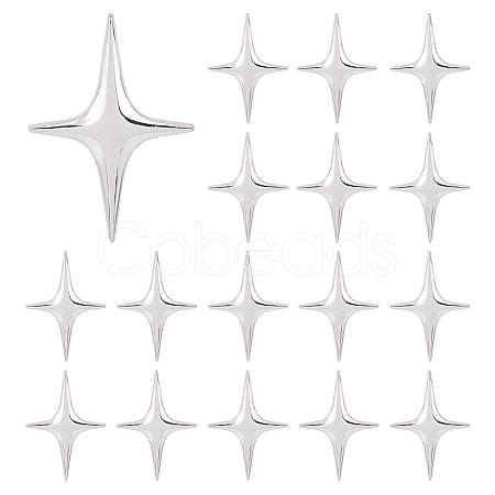 16Pcs Star Alloy Lapel Pins for Backpack Clothes JEWB-FH0002-96P-1