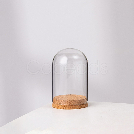 High Borosilicate Glass Dome Cover DJEW-PW0001-23E-01-1