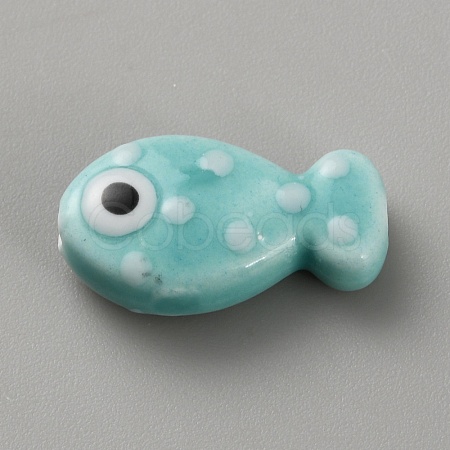 Handmade Porcelain Beads PORC-WH20001-02H-1