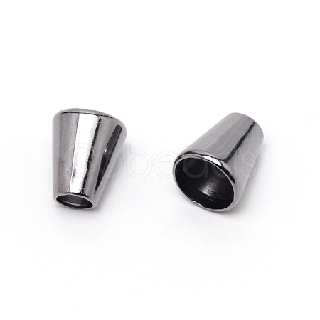 Zinc Alloy Cord Ends PALLOY-WH0088-46B-B-1