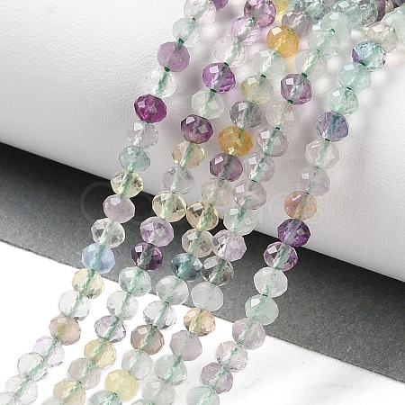 Natural Fluorite Beads Strands G-N342-23-1