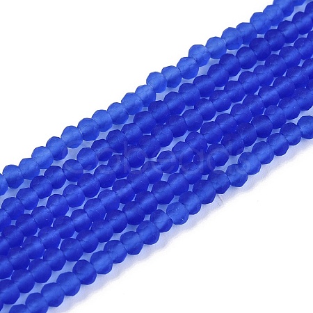 Transparent Glass Beads Strands EGLA-A044-T1mm-MD31-1