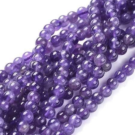 Natural Amethyst Beads Strands X-G-I256-02C-1