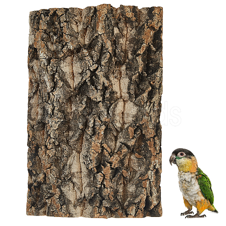 Wood Tree Rind Decoration AJEW-WH20064-07B-1