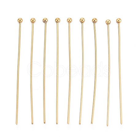 304 Stainless Steel Head Pins STAS-T065-40mm-20G-1