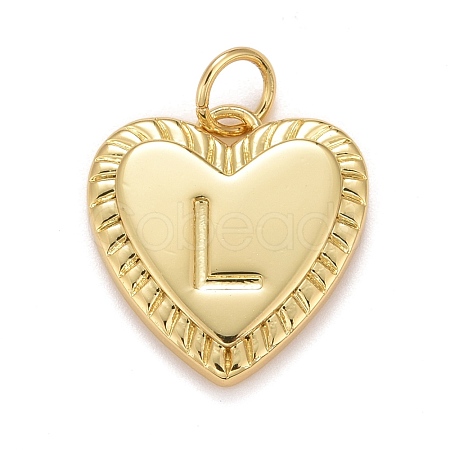 Rack Plating Golden Brass Pendants KK-E260-01G-L-1