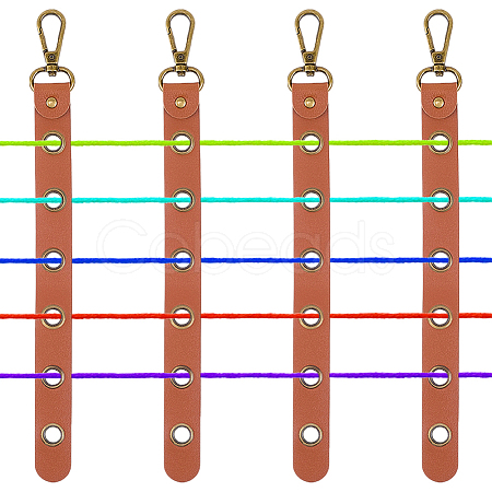 4Pcs Alloy Leather Threader AJEW-CL0005-55A-1