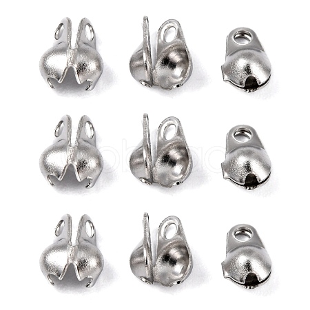 Tarnish Resistant 304 Stainless Steel Bead Tips X-STAS-R063-21-1