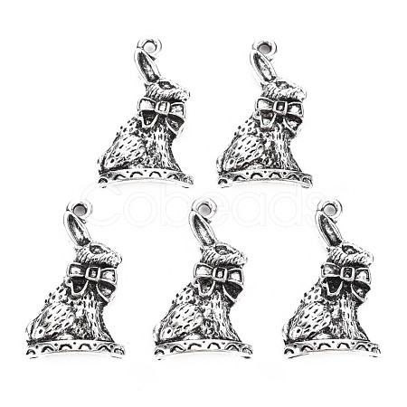 Tibetan Style Alloy Pendants PALLOY-T075-135AS-RS-1