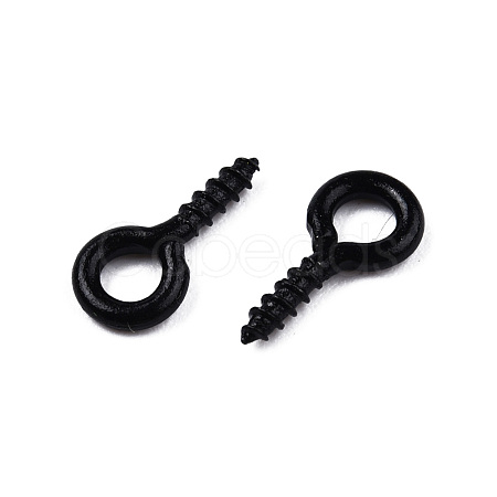 Spray Painted Iron Screw Eye Pin Peg Bails IFIN-N010-002B-01-1