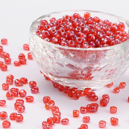 (Repacking Service Available) Glass Seed Beads SEED-C015-4mm-105-1