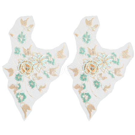 Polyester Embroidery Lace Sewing Ornaments DIY-WH20031-079B-1