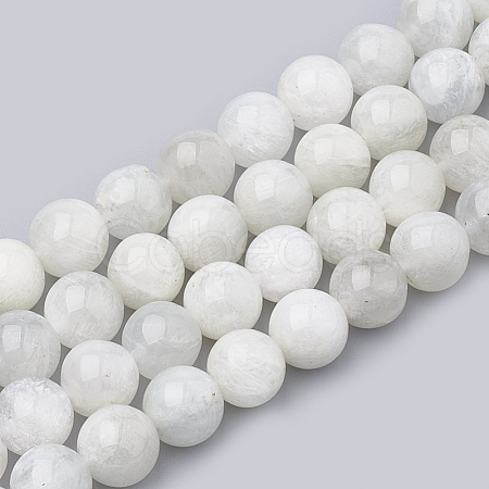 Natural Rainbow Moonstone Beads Strands G-S333-6mm-002-1