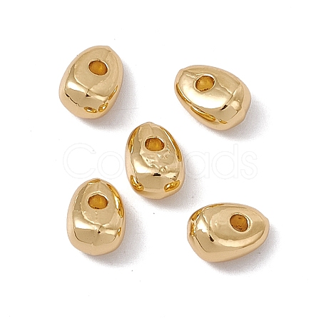 Rack Plating Brass Beads KK-C007-42G-1