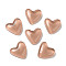 Translucent Resin Cabochons, Heart, Tan, 24x25.5x8mm