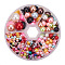 1Box ABS Plastic Imitation Pearl Dome Cabochons, Half Round, Mixed Color, 4~12x2~6mm, about 660pcs/box