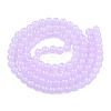 Imitation Jade Glass Beads Strands X-DGLA-S076-8mm-27-01-3
