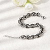 304 Stainless Steel Link Chain Bracelets for Women BJEW-P388-01P-2