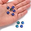 Translucent Glass Cabochons GLAA-YW0001-50-5
