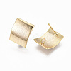 Brass Stud Earring Findings X-KK-N233-018-NF-3