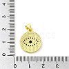 Real 18K Gold Plated Brass Clear Cubic Zirconia Pendants KK-A198-11G-02-3