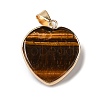 Natural Tiger Eye Pendants G-K335-04G-14-3