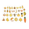 Alloy Enamel Pendants FIND-M058-02KCG-1